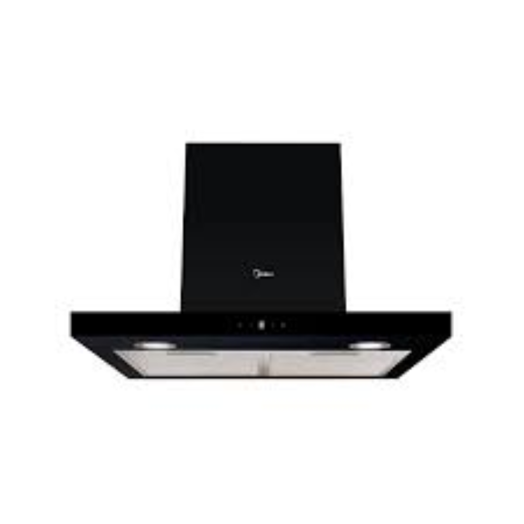 MIDEA MH60M77ET26MB-BS-60CM T-Shape Type Stainless Steel With Black Panel